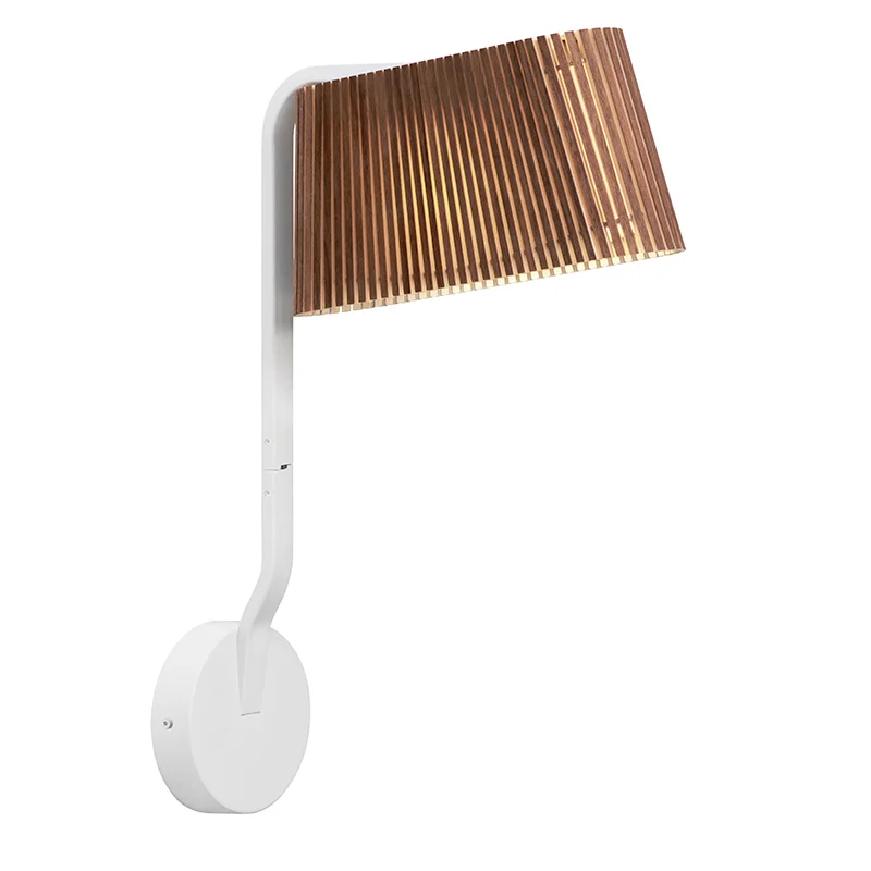 Owalo 7030 wandlamp - Walnut