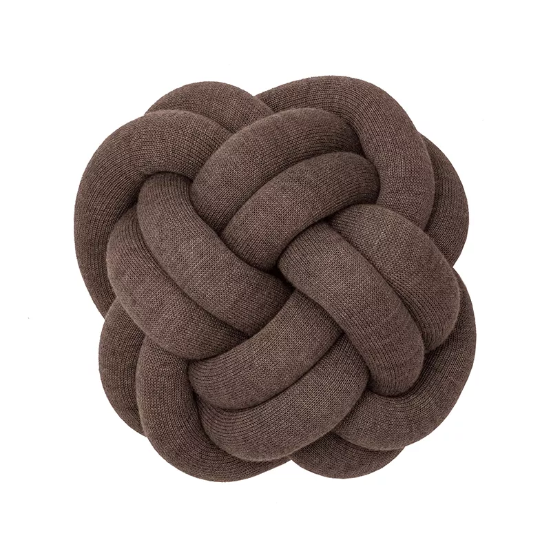 Knot Cushion - Brown