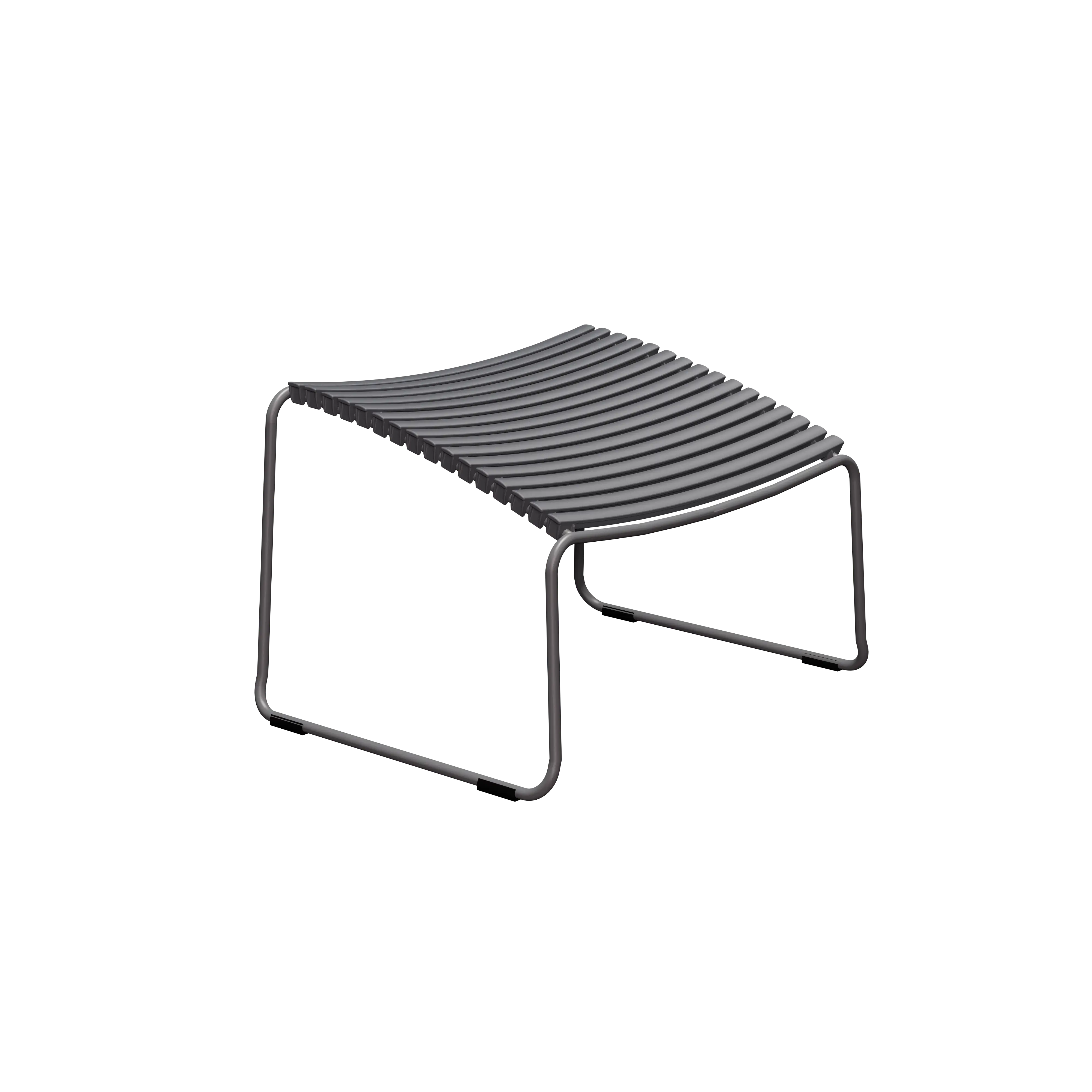 Click footrest - Dark grey
