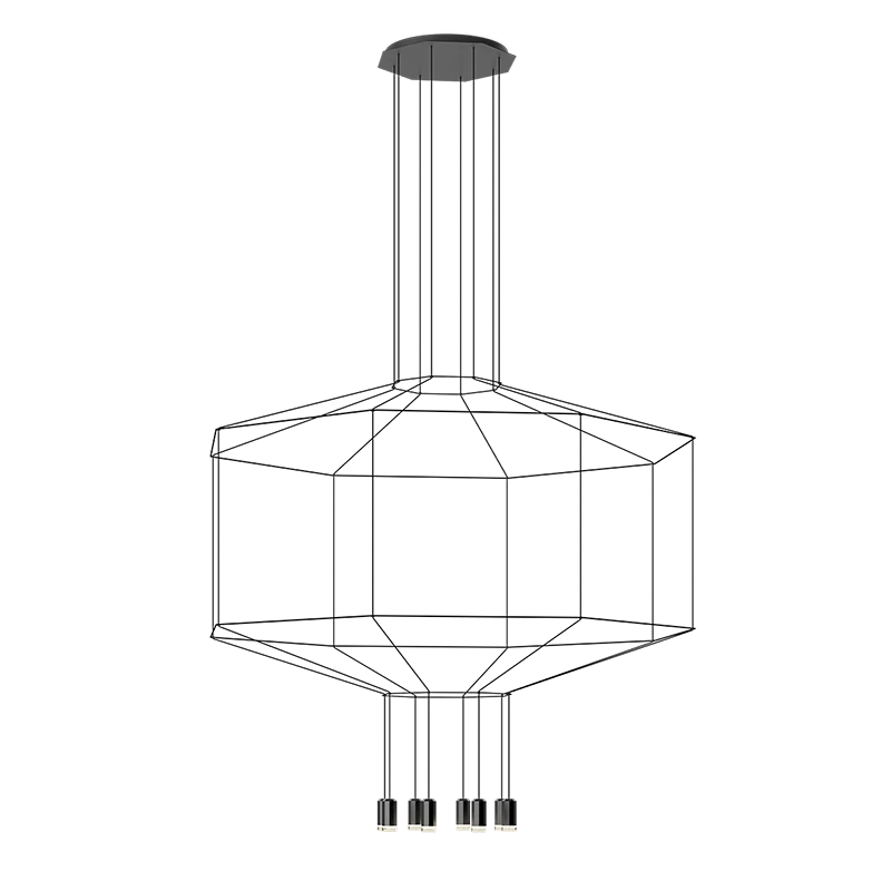 Wireflow 0299 hanglamp - Black