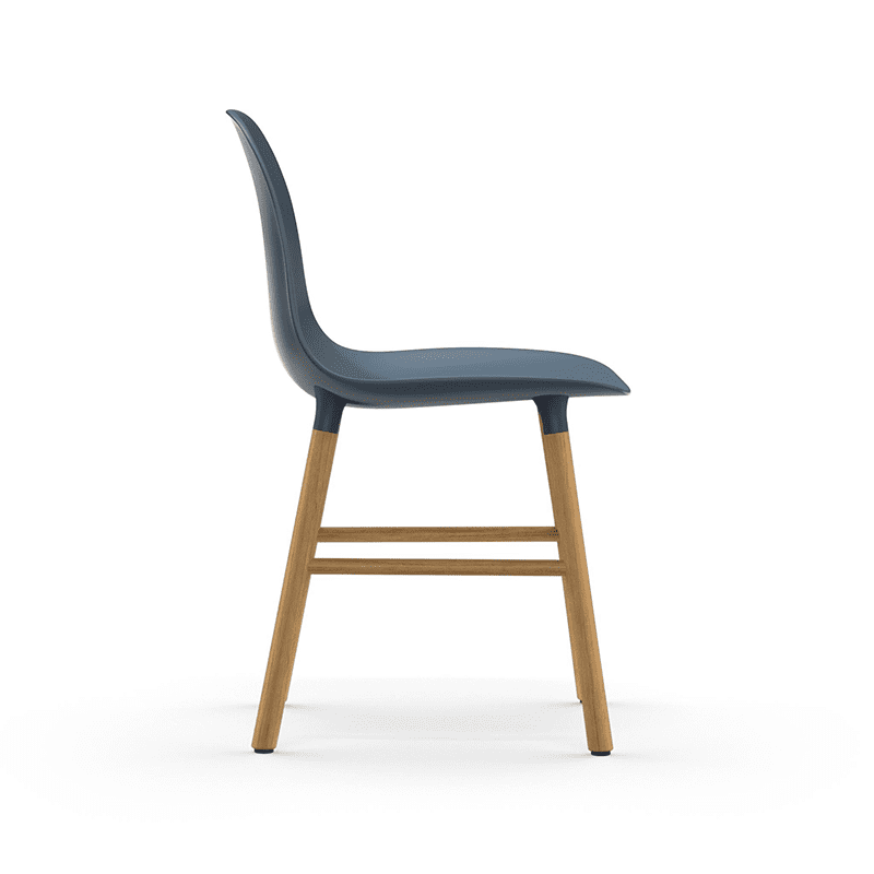 Form Chair Blue/Oak