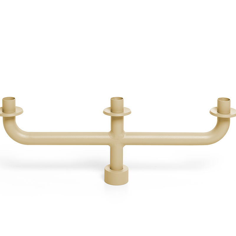 Toni candle holder - Sandy beige