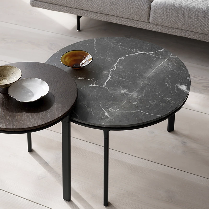 Vipp 423 coffee table, 60 Marble - Black