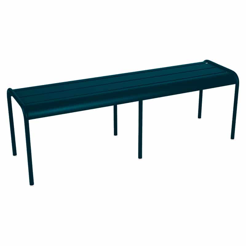 Luxembourg aluminium 3/4 seater bench