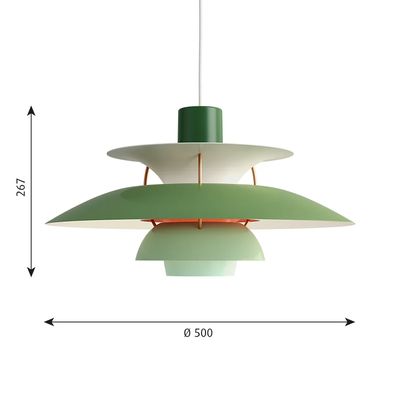 PH5 hanglamp - Hues of Green