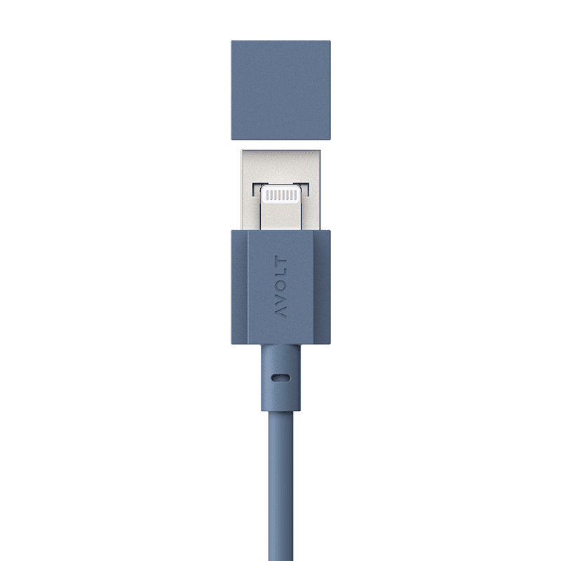 Cable 1 (USB A to lightning) - Ocean Blue