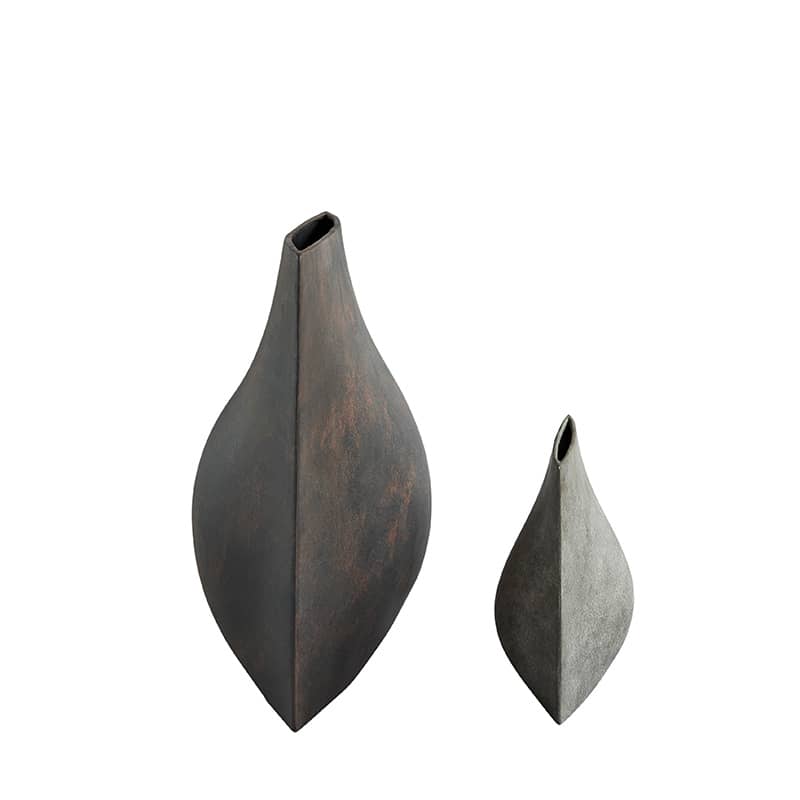 Origami Vase mini - Dark grey