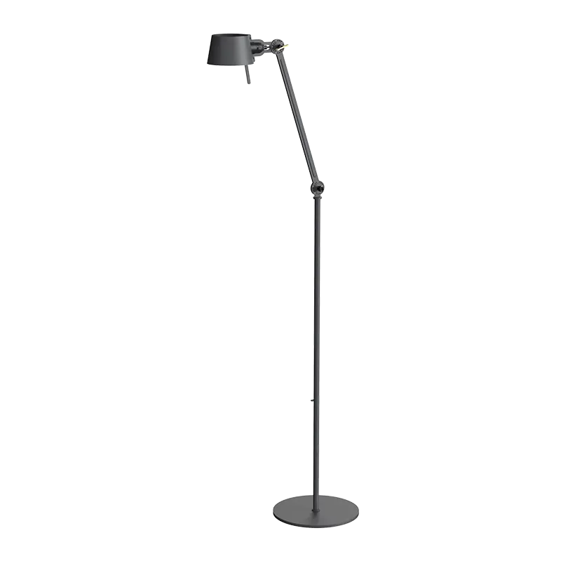 Bolt 1arm vloerlamp long - Midnight grey