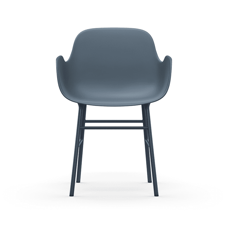 Form Armchair Blue/Black