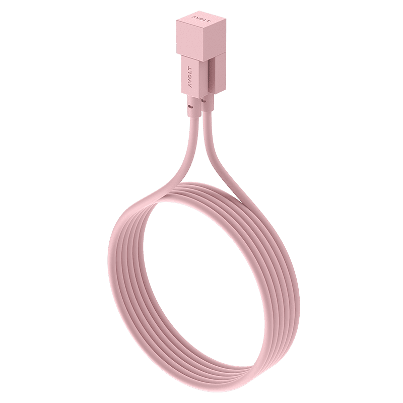 Cable 1 (USB A to lightning) - Old Pink