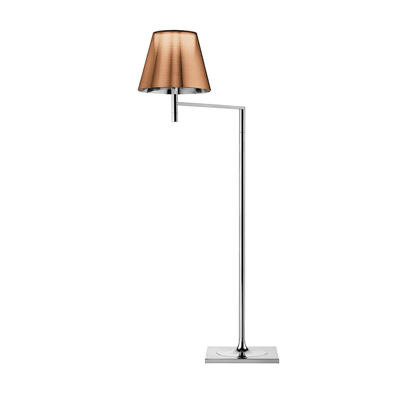 Ktribe F1 dim vloerlamp - Cromo/all bronzo