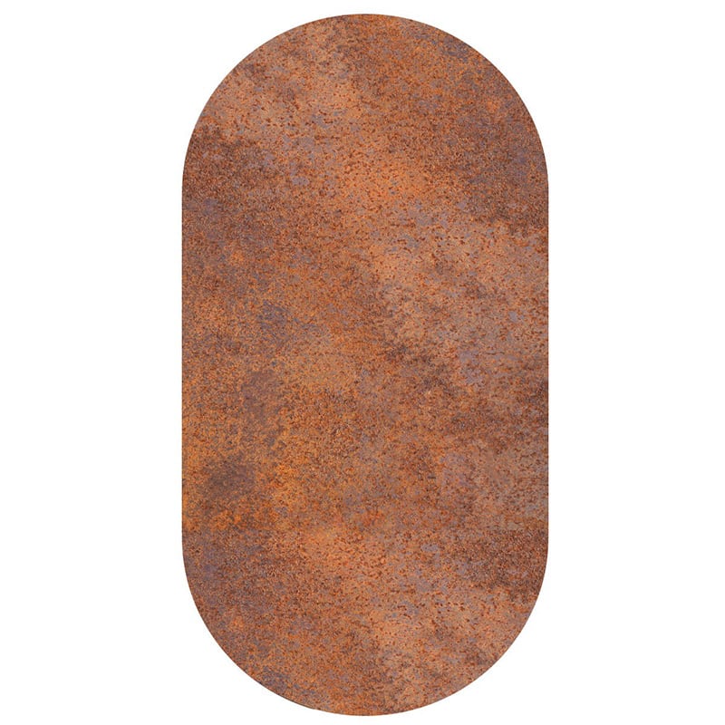 Magneet sticker - Ferro rusty brown