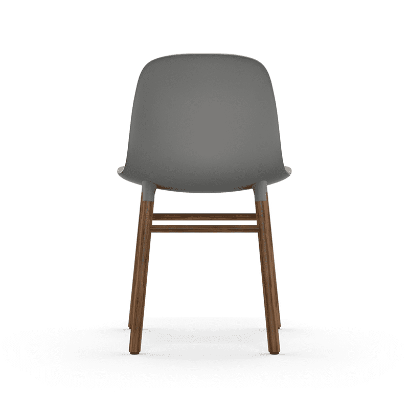 Form Chair Grey/Walnut
