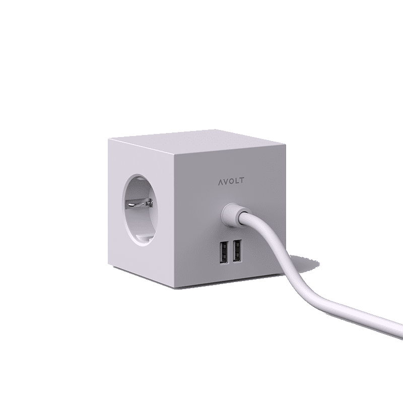 Square 1 USB & Magnet - Gotland Grey