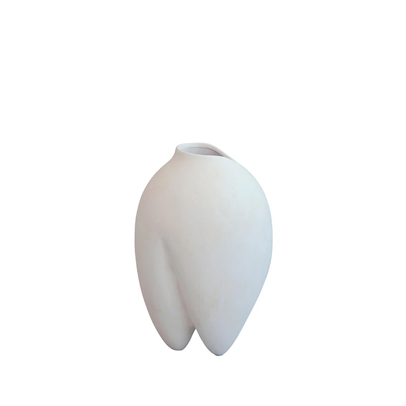 Sumo Vase Slim - Bone white