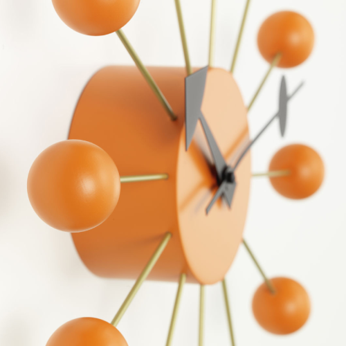 Ball Clock - Orange