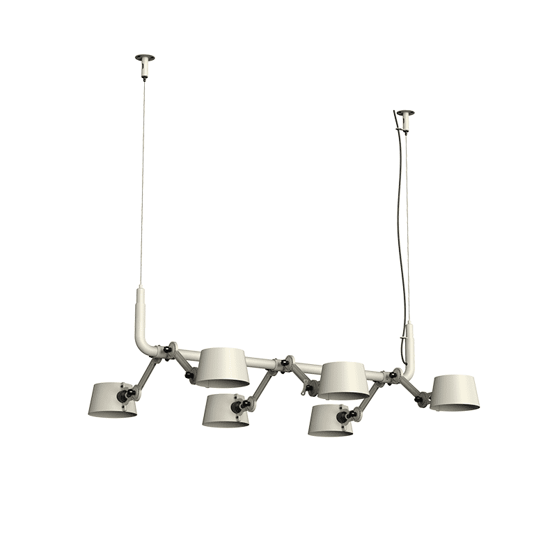 Bolt 6-pack hanglamp - Ash grey