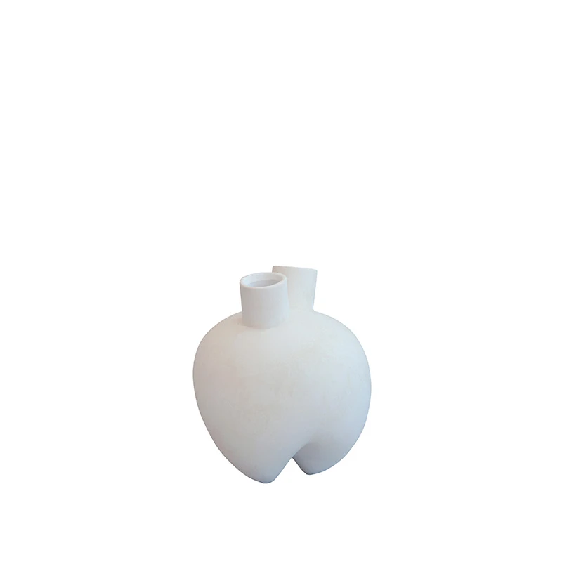 Sumo Vase Horns - Bone white