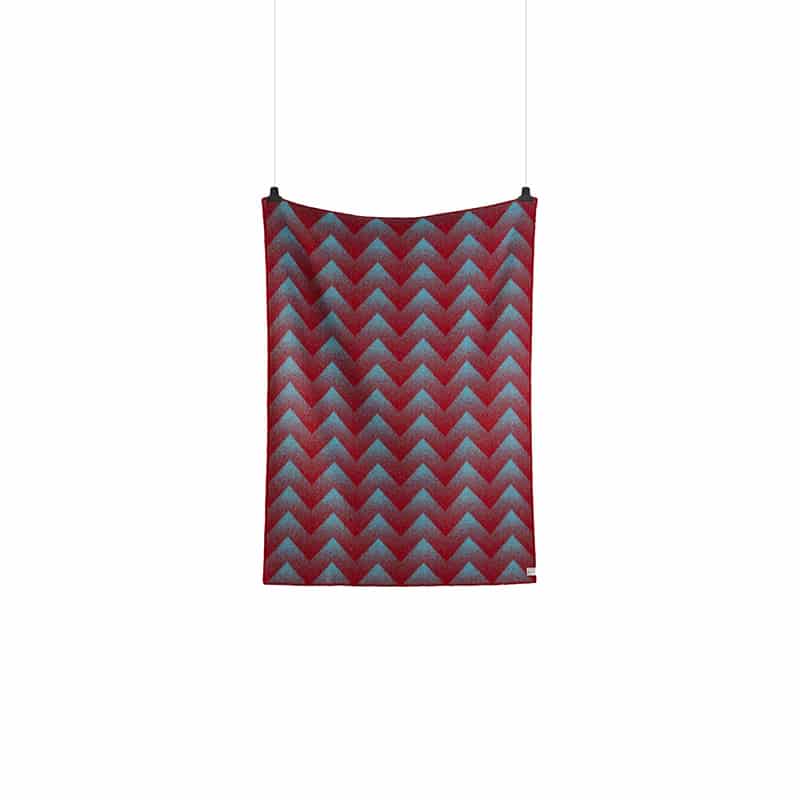 Lynild large throw - Red/blue Lynild large throw - Red/blue