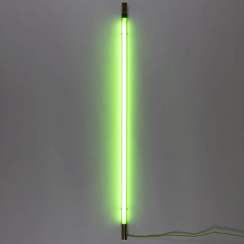 Led lamp linea golden end - Green