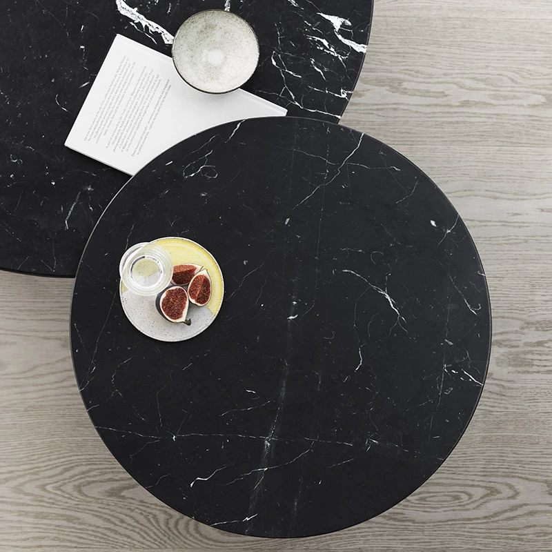 Vipp 423 coffee table, 60 Marble - Black