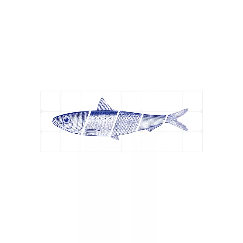 Blue fish - small
