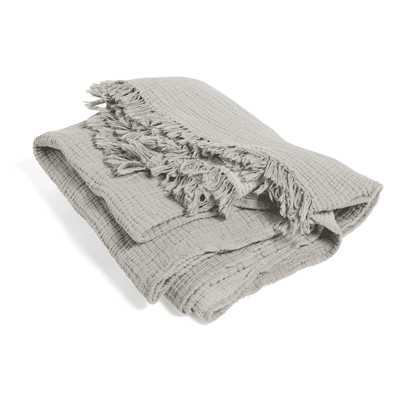 Crinkle Plaid - Grey