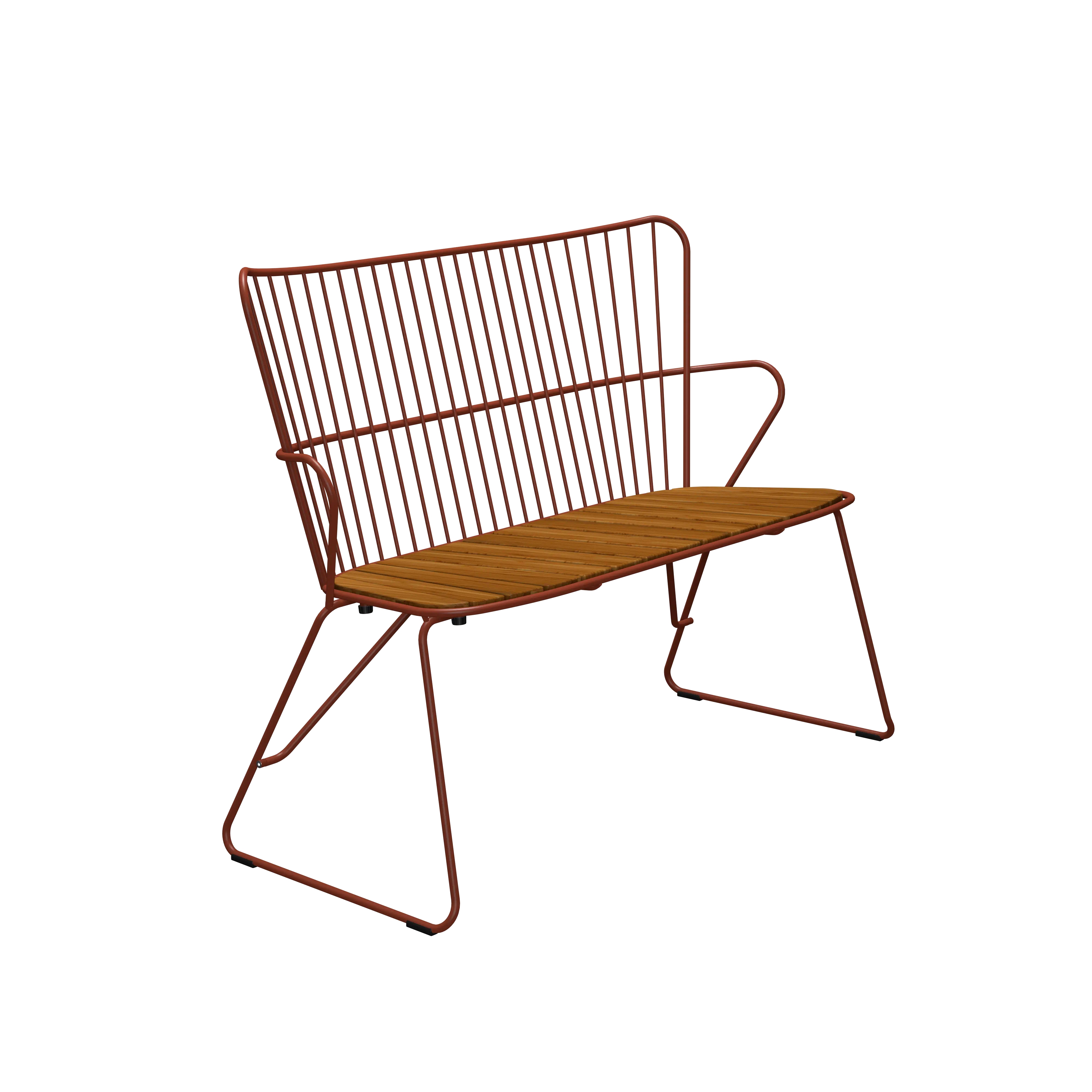 Paon bench - Paprika