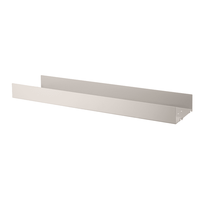Metal shelf with high edge 78/20