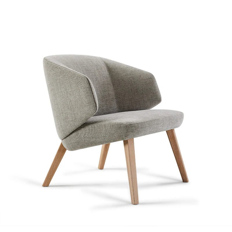 Back me up lounge fauteuil - Houten poot