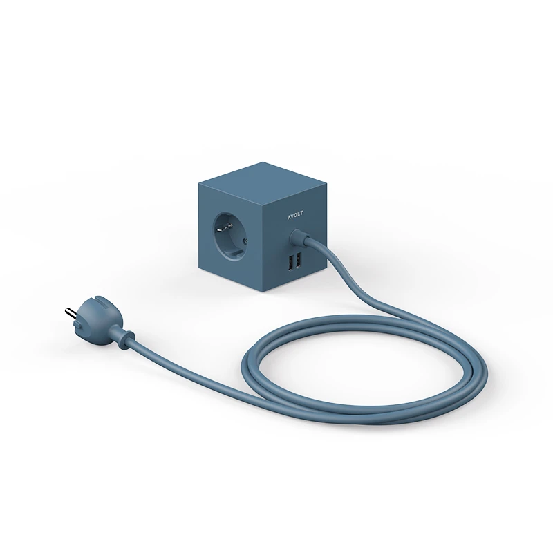 Square 1 USB & Magnet - Ocean Blue