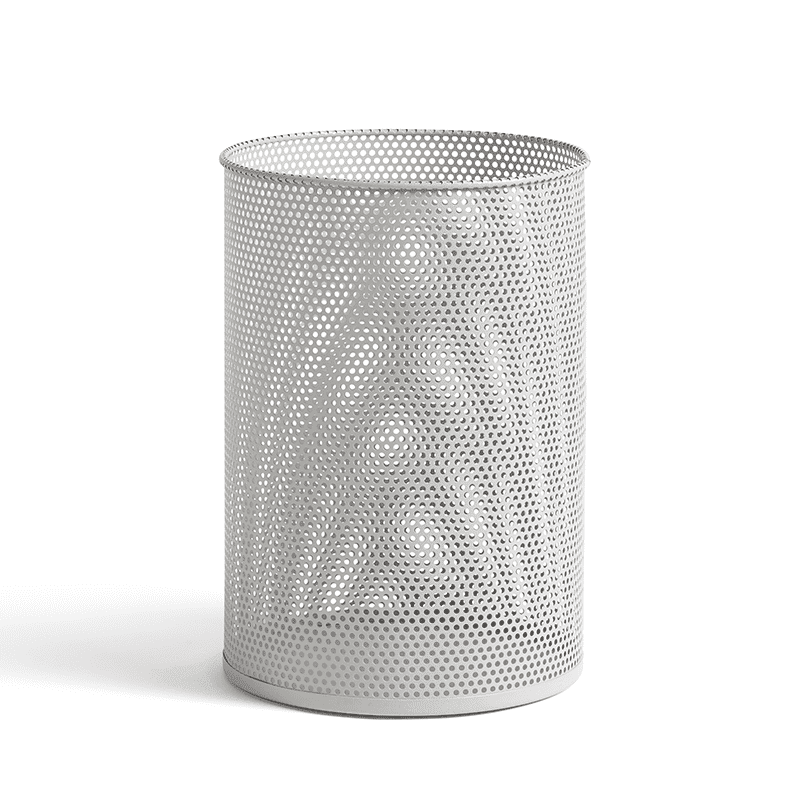 Perforated Bin L - Light grey