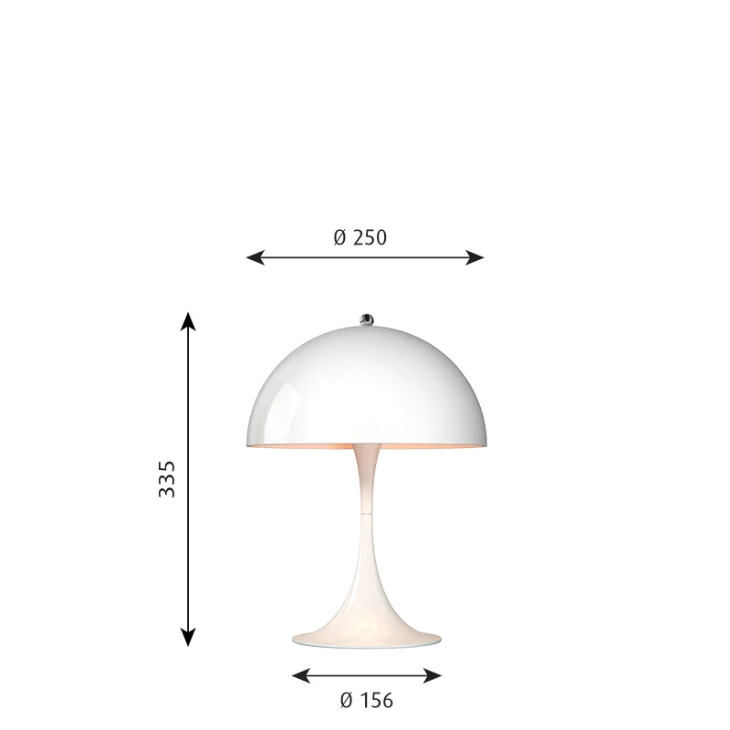 Panthella Mini tafellamp - Wit