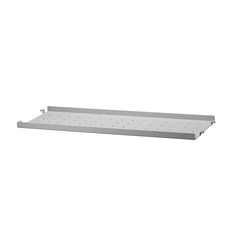 Metal shelf with low edge 58/20