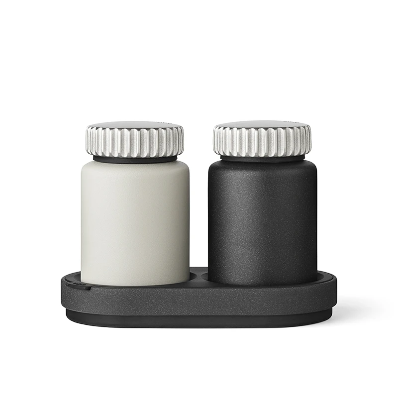 Vipp 263 Salt & pepper mill set - Grey/black