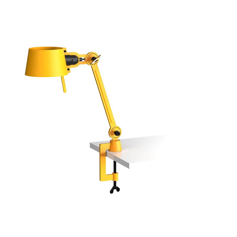 Bolt bureaulamp 1arm small clamp - Sunny yellow