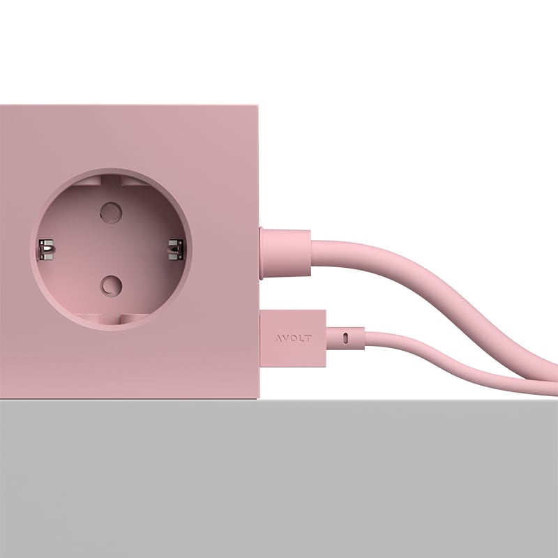 Square 1 USB & Magnet - Old Pink