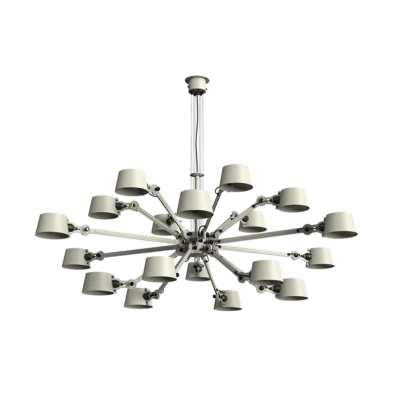 Bolt chandelier hanglamp 18 arms - Ash grey