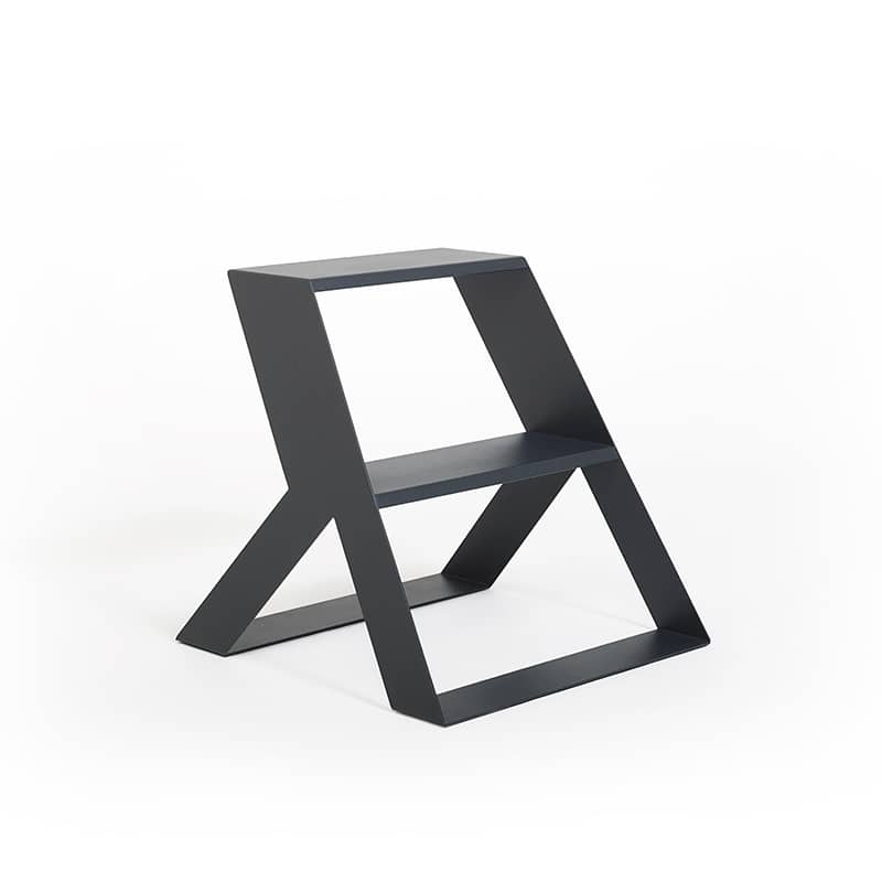 Split Step stepladder - Dark grey