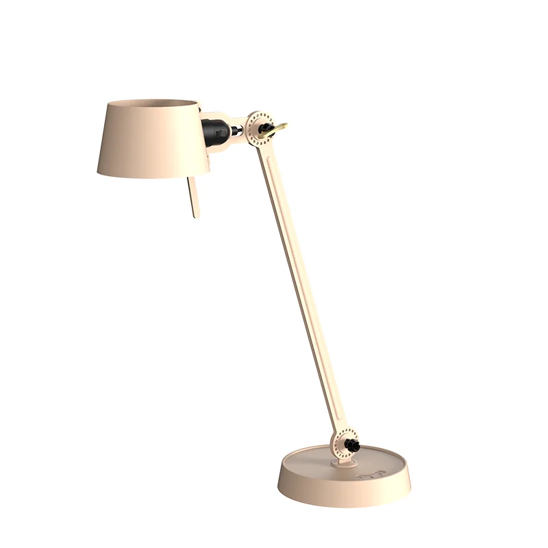 Bolt bureaulamp 1arm foot - Lightning white