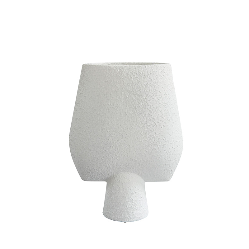 Sphere Vase Square Big bubble - White