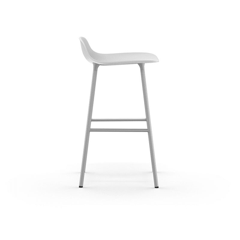 Form Barstool 65 cm White/White