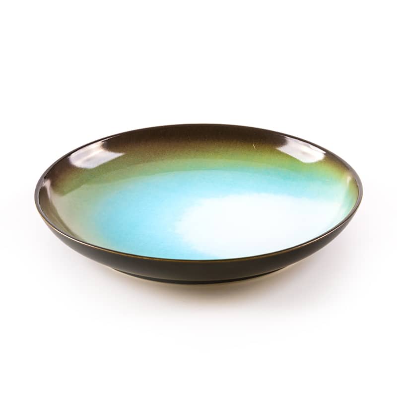 Cosmic diner porcelain plate - Uranus