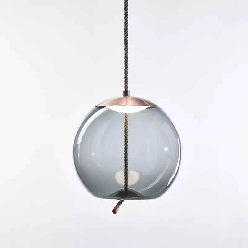 Knot Sfere hanglamp glossy - Copper