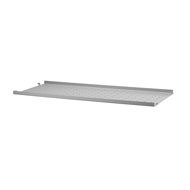 Metal shelf with low edge 78/30