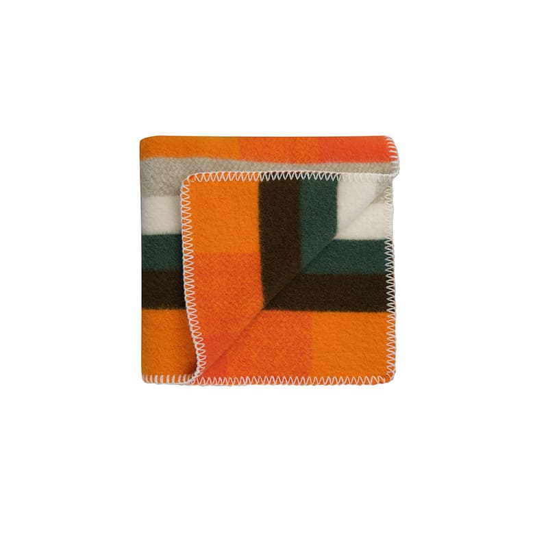 Mikkel half size throw - Orange