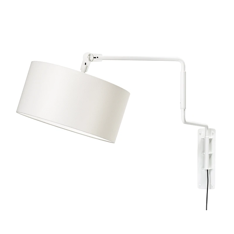 Swivel wandlamp - White/white