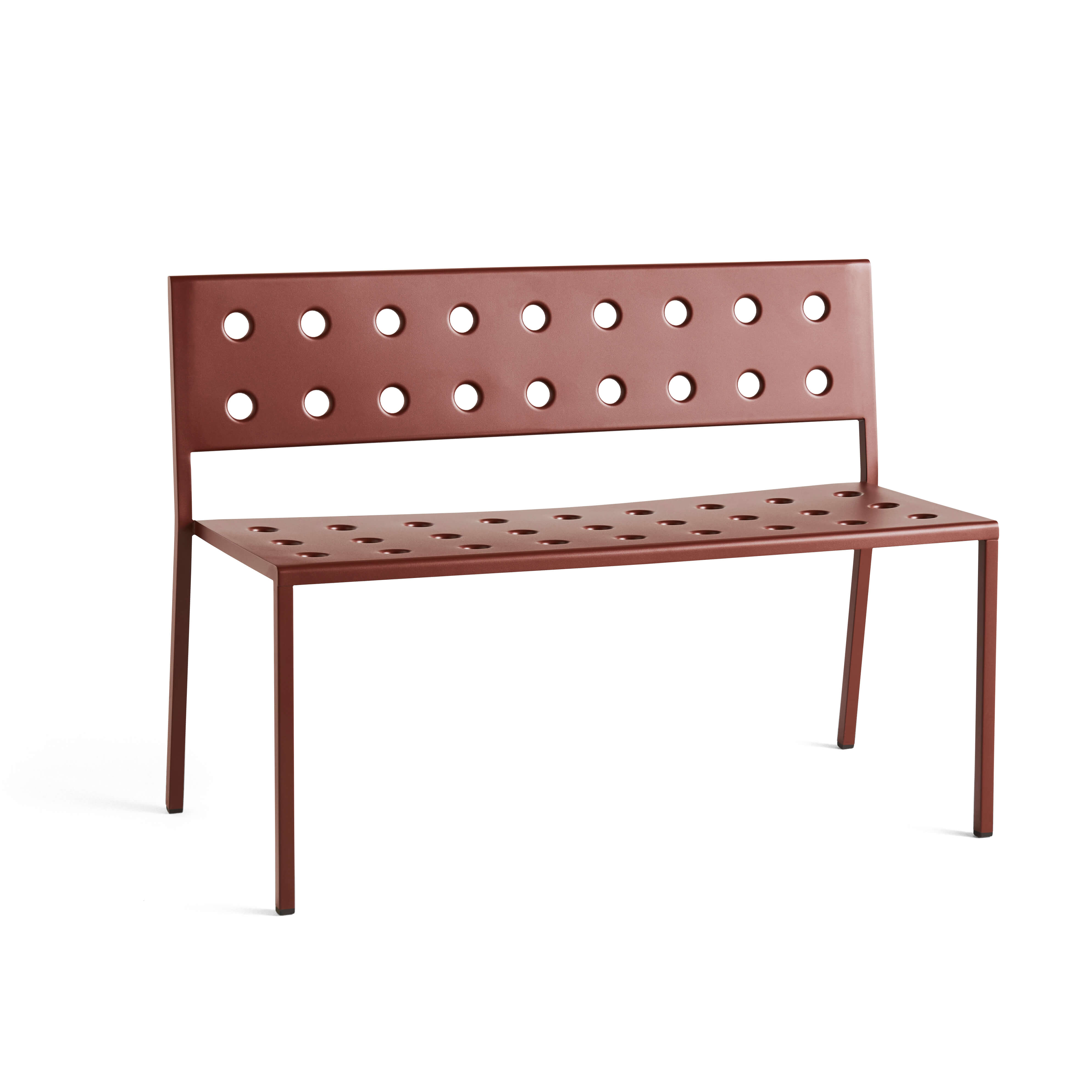 Balcony dining bench - Iron red