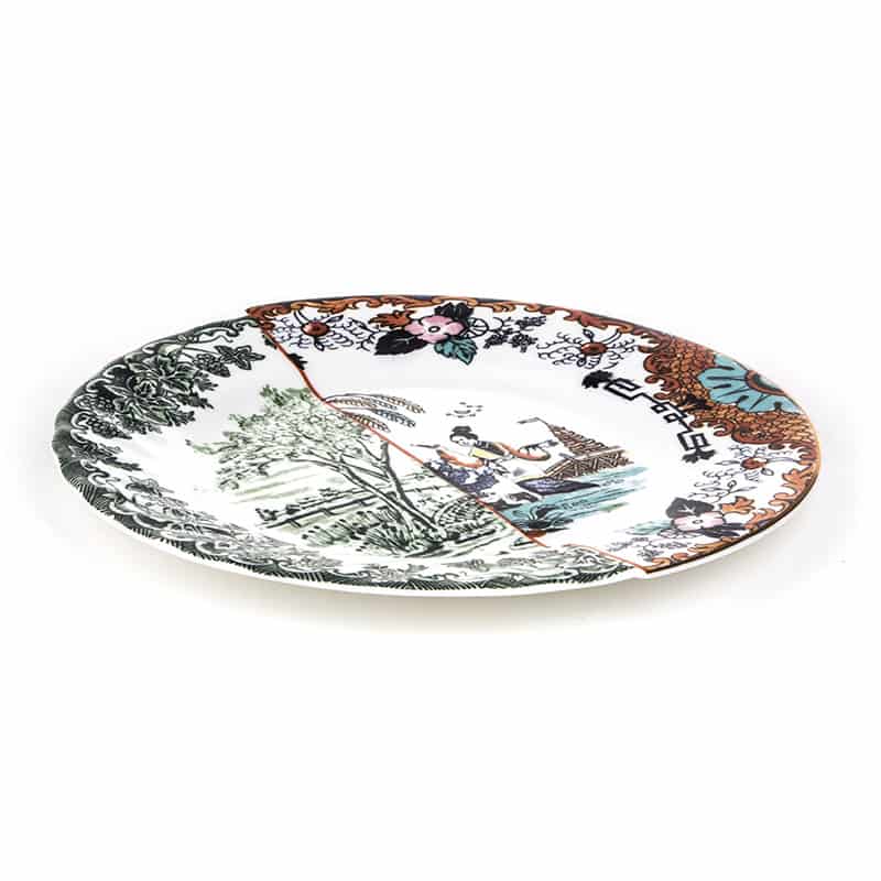 Hybrid-ipazia dinner plate in porcelain 27,5 cm
