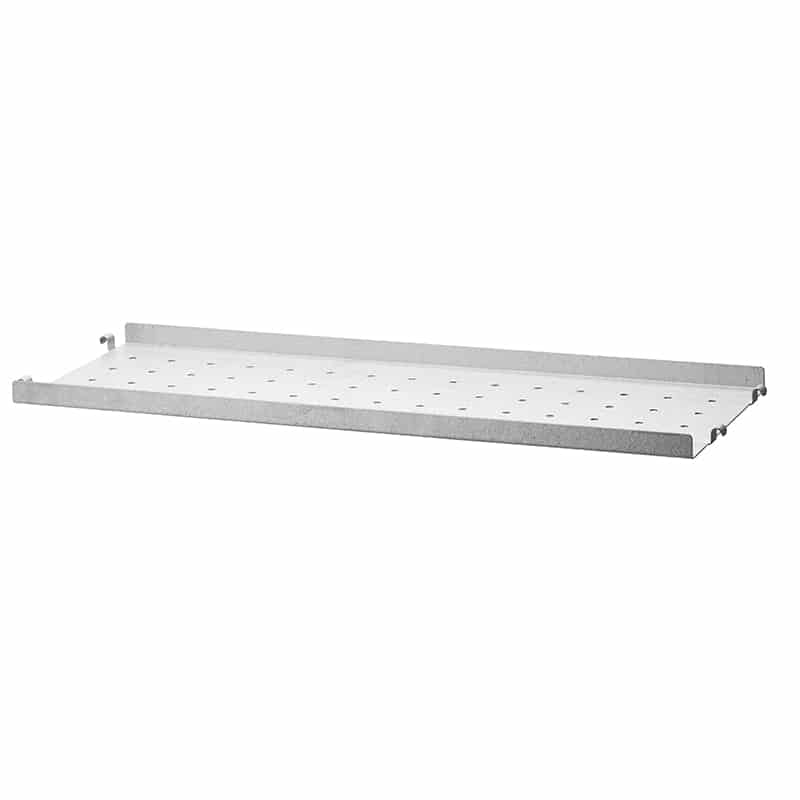 Metal shelf with low edge galvanized 58/2/20